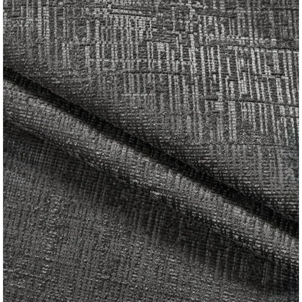 Sun+BLK Buckingham Blackout Curtains 52x84 Gray 2 Panels NEW Factory Sealed